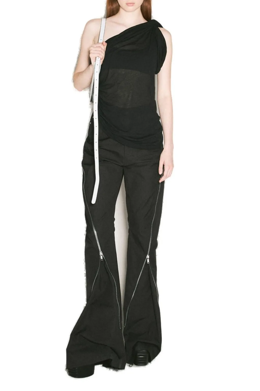Rick Owens One-Shoulder T-Shirt