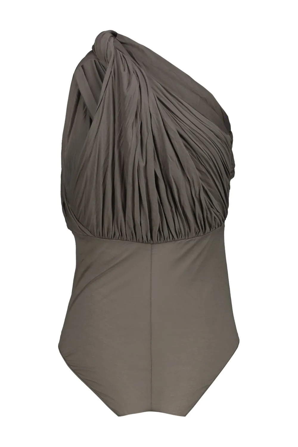 Rick Owens Lido Ruched Detailed Draped Bodysuit