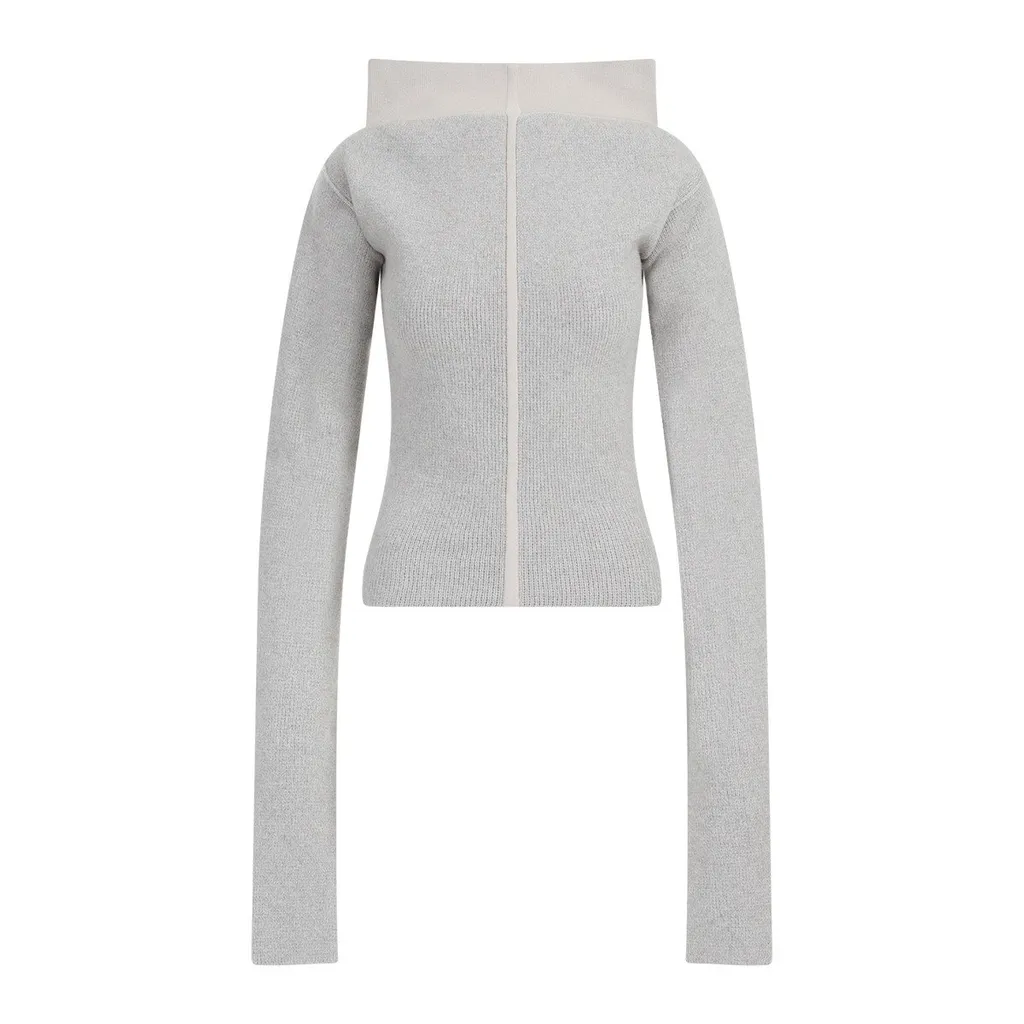 Rick Owens High-Neck Knitted Pullover