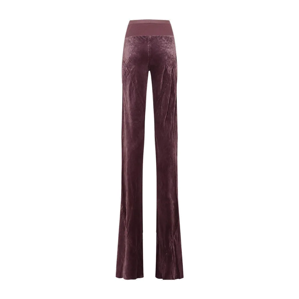 Rick Owens Velvet Flared Trousers