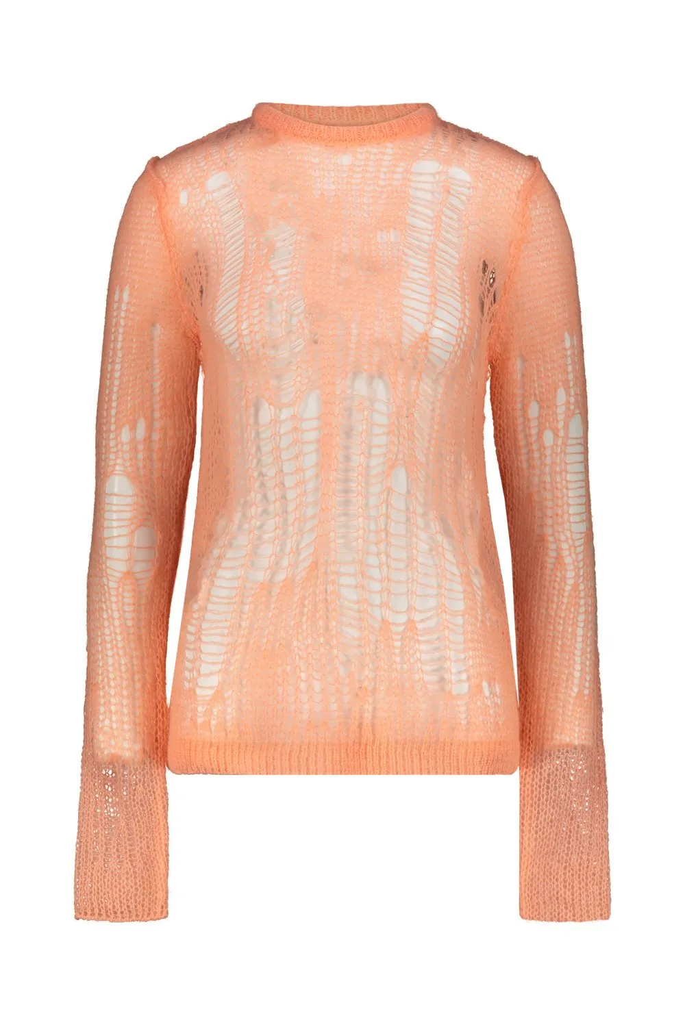 Rick Owens Open-Knit Distressed Top