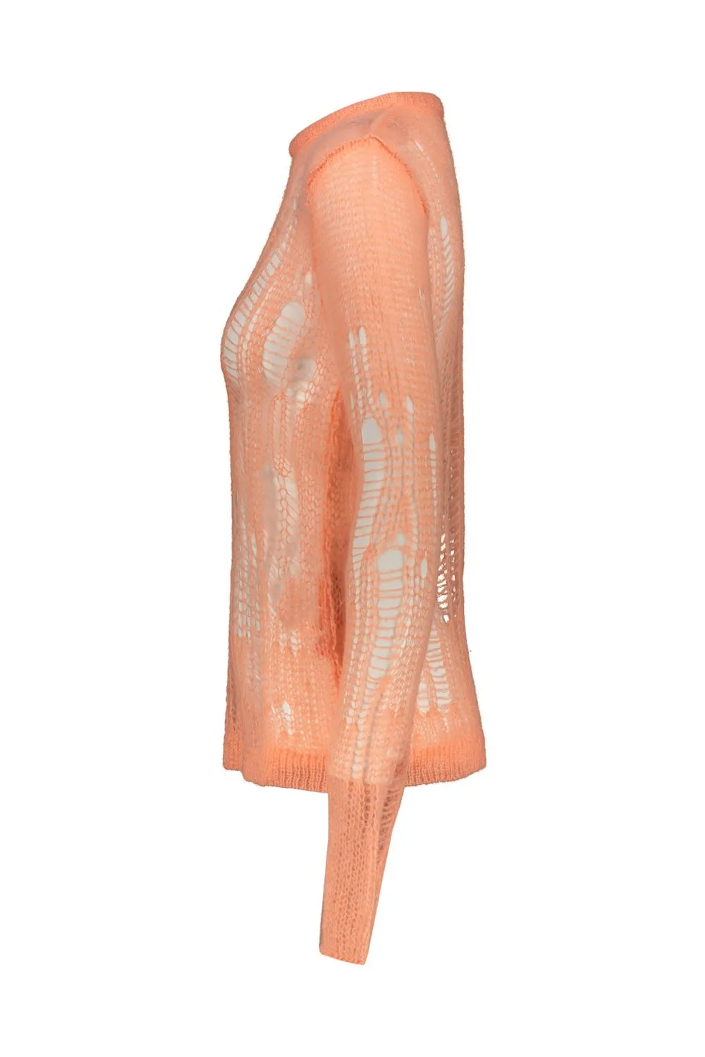 Rick Owens Open-Knit Distressed Top