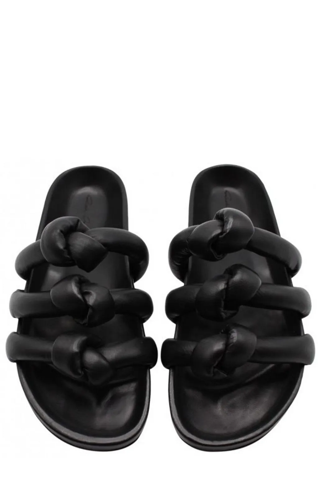 Rick Owens Fogachine Knotted Slip-On Sandals