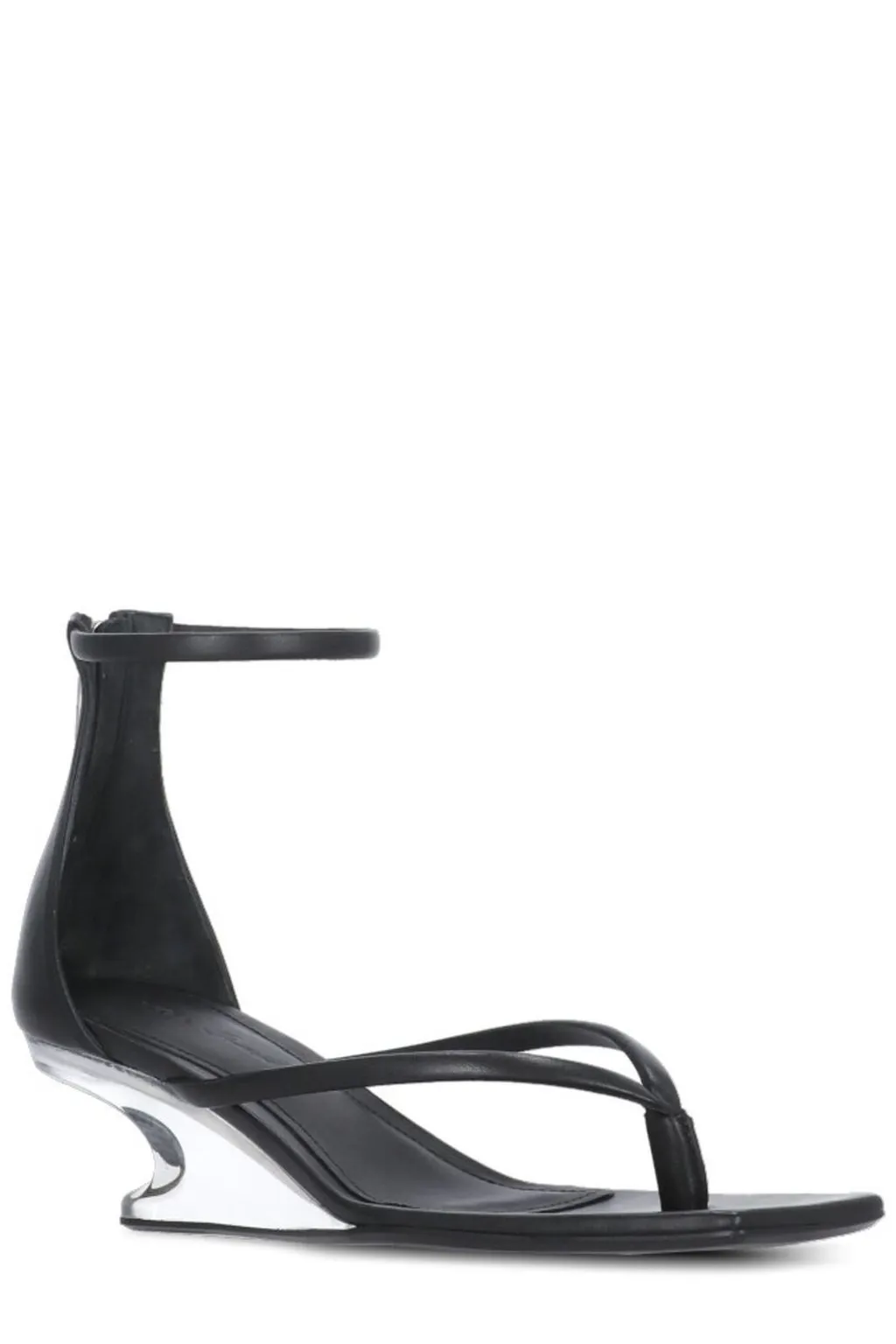 Rick Owens Open Toe Straped Sandals