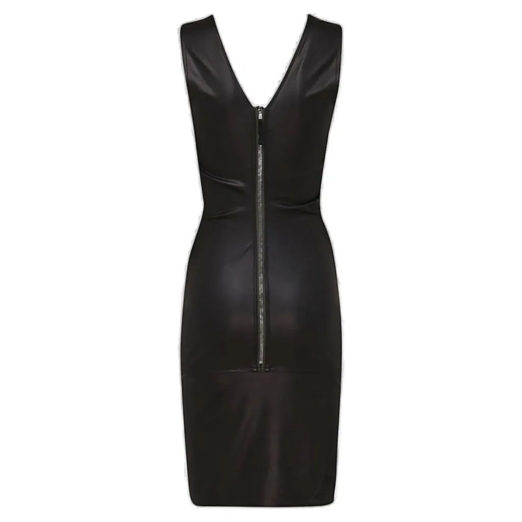 Rick Owens V-Neck Sleeveless Mini Dress