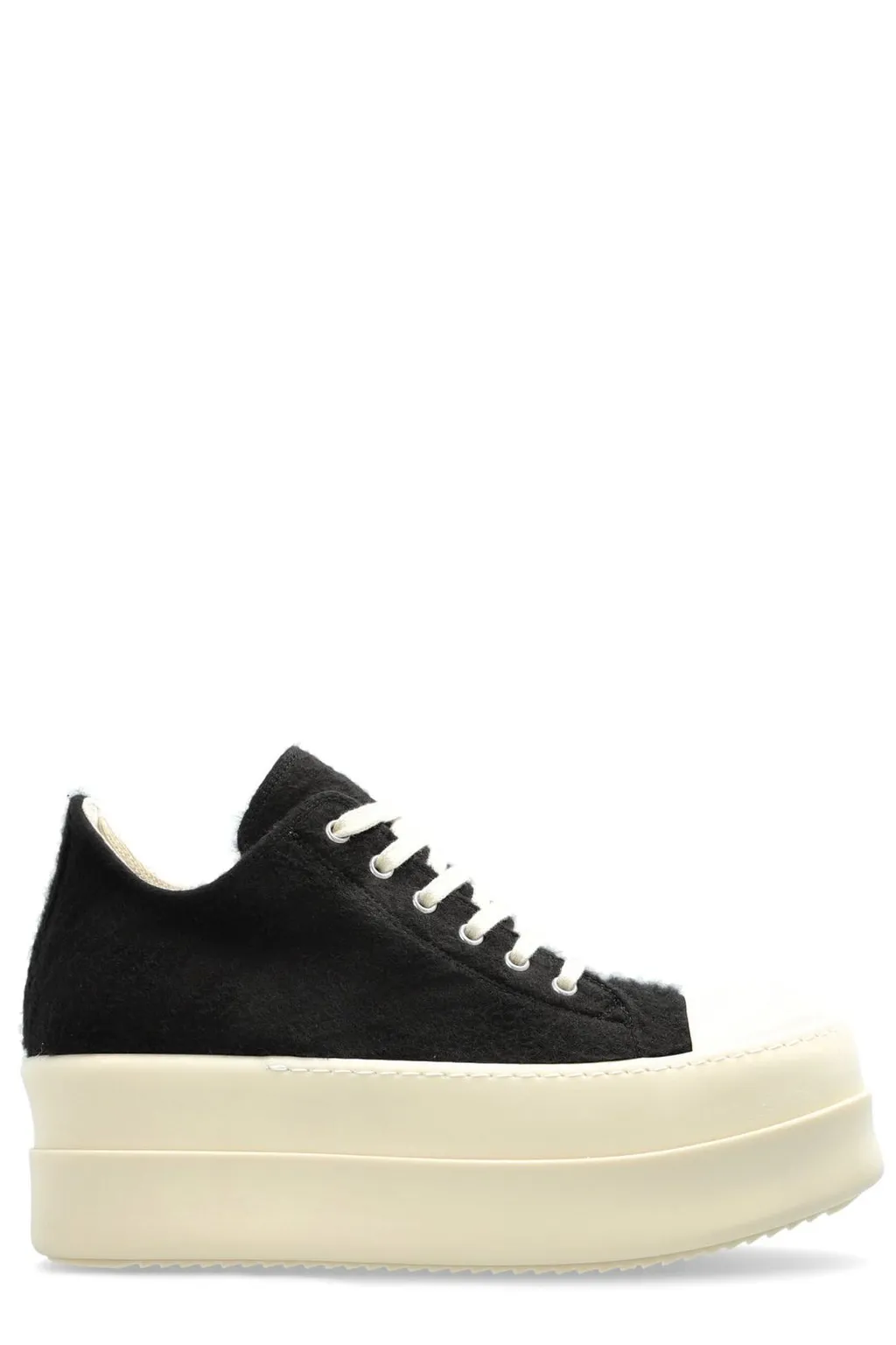 Rick Owens Drkshdw Round Toe Lace-Up Sneakers