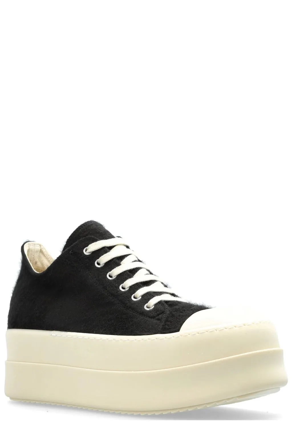Rick Owens Drkshdw Round Toe Lace-Up Sneakers