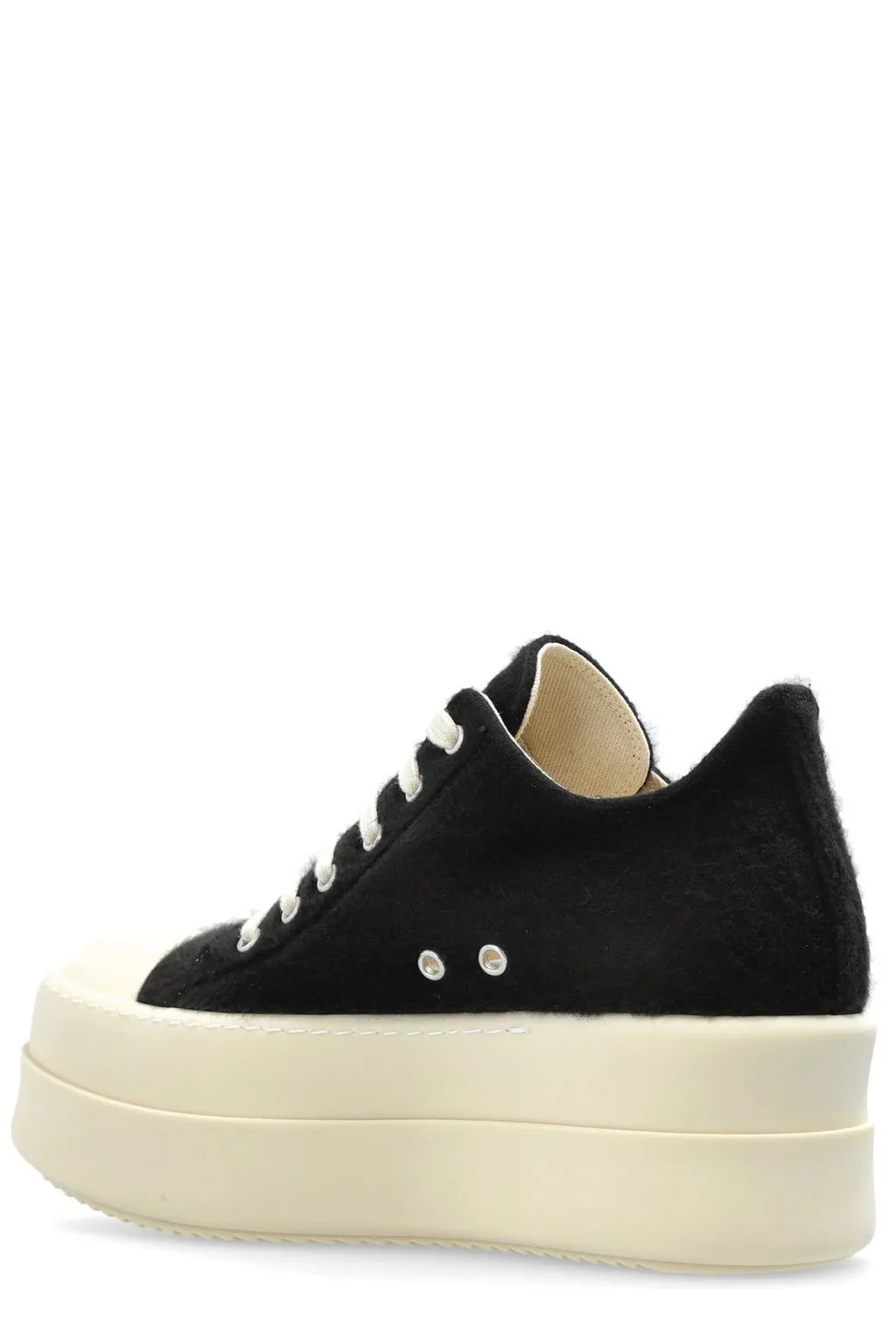 Rick Owens Drkshdw Round Toe Lace-Up Sneakers