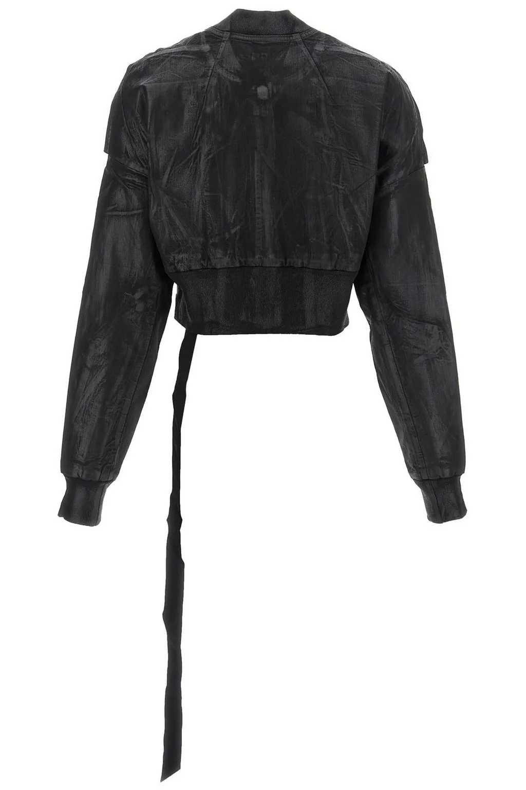 Rick Owens Drkshdw Cropped Zipped Bomber Jacket