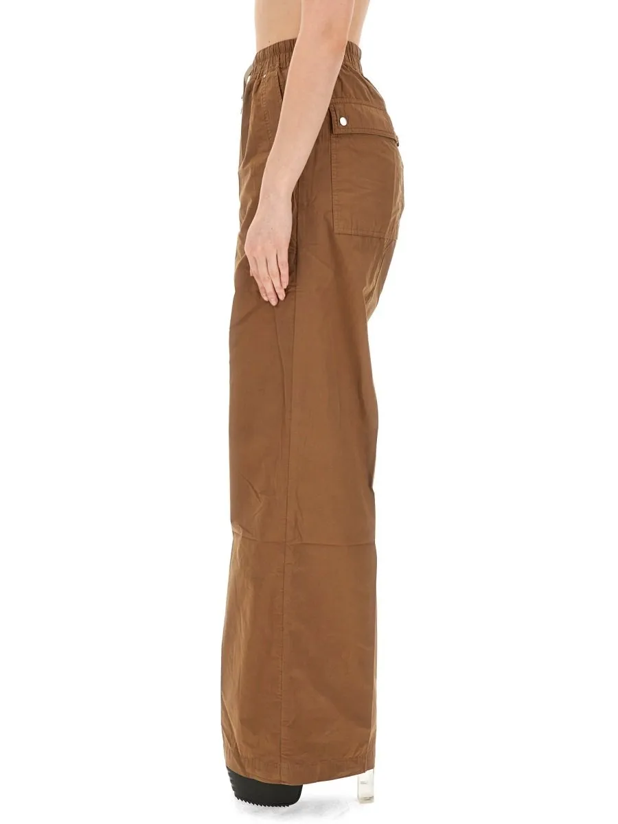 Rick Owens Drkshdw Gabardine Straight-Leg Drawstring Trousers