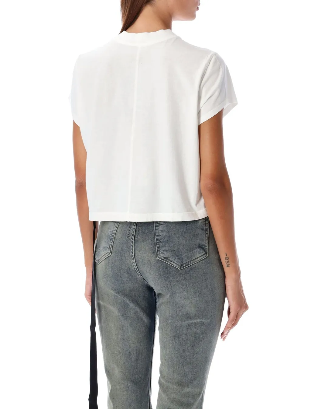Rick Owens Drkshdw Crewneck Cropped Top