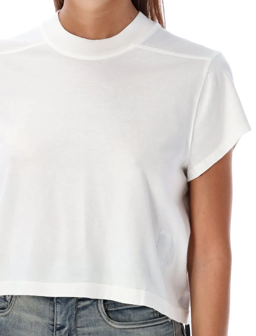 Rick Owens Drkshdw Crewneck Cropped Top