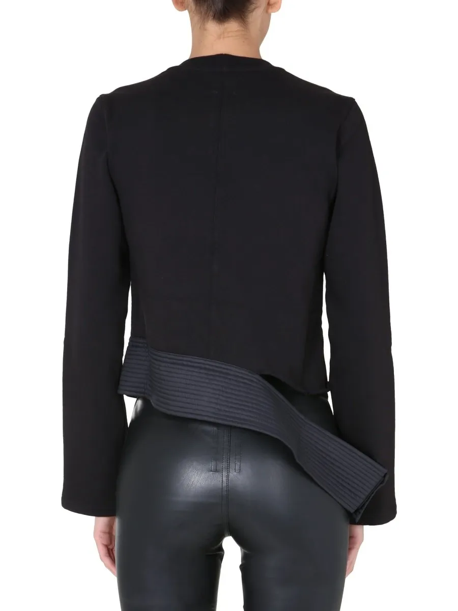 Rick Owens Drkshdw Asymmetric Cut Out Top