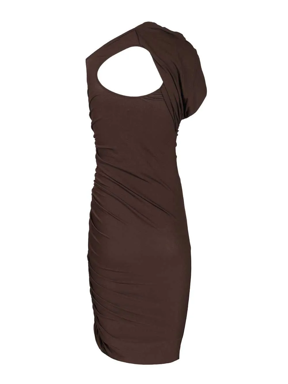 Rick Owens Lilies Amira Gathered Short Dress