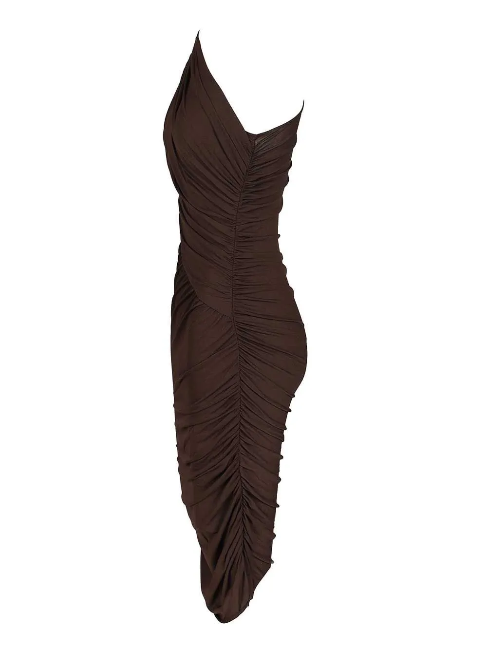 Rick Owens Lilies Amira Gathered Short Dress