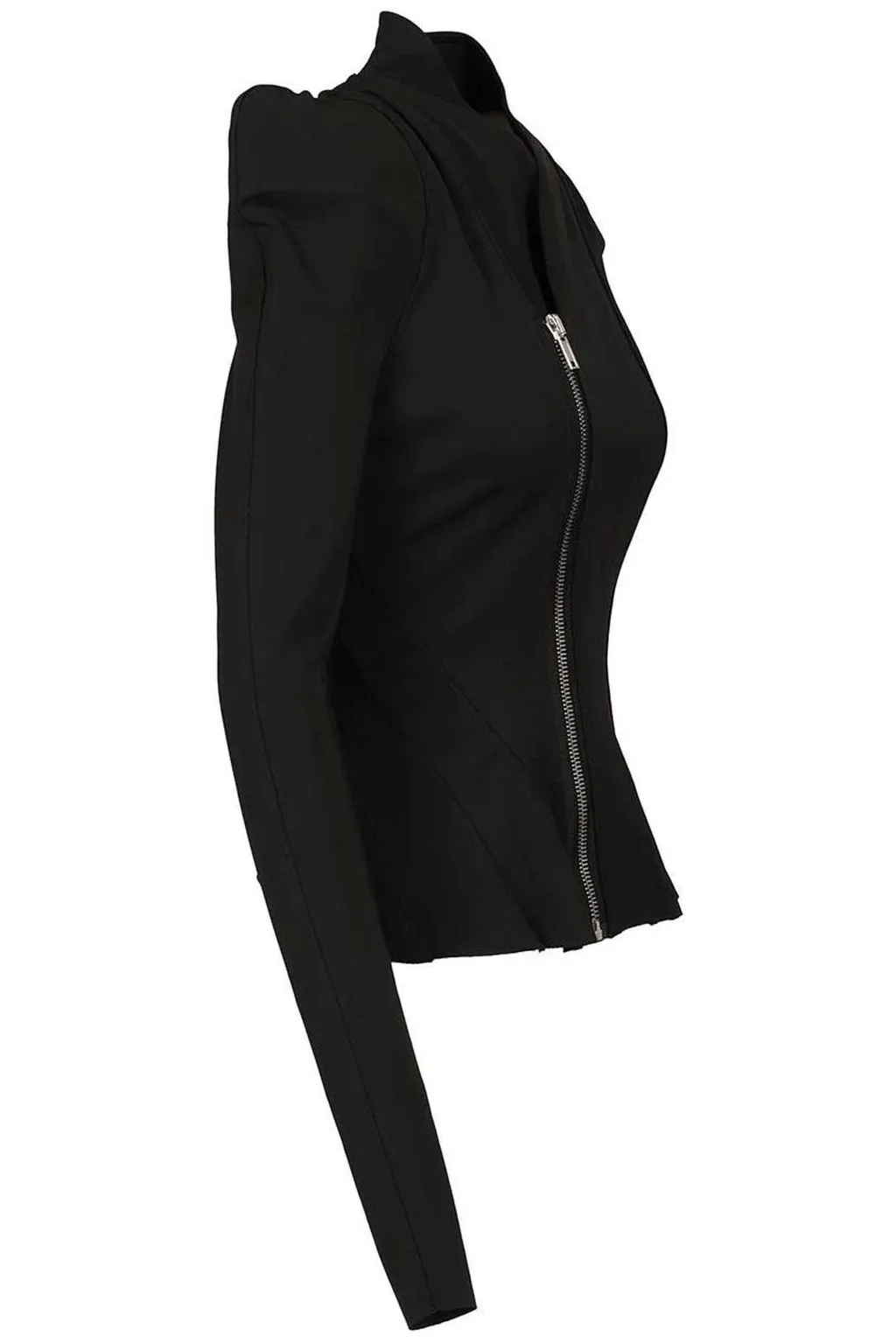Rick Owens Lilies Princess Asymmetric Zip Jacket