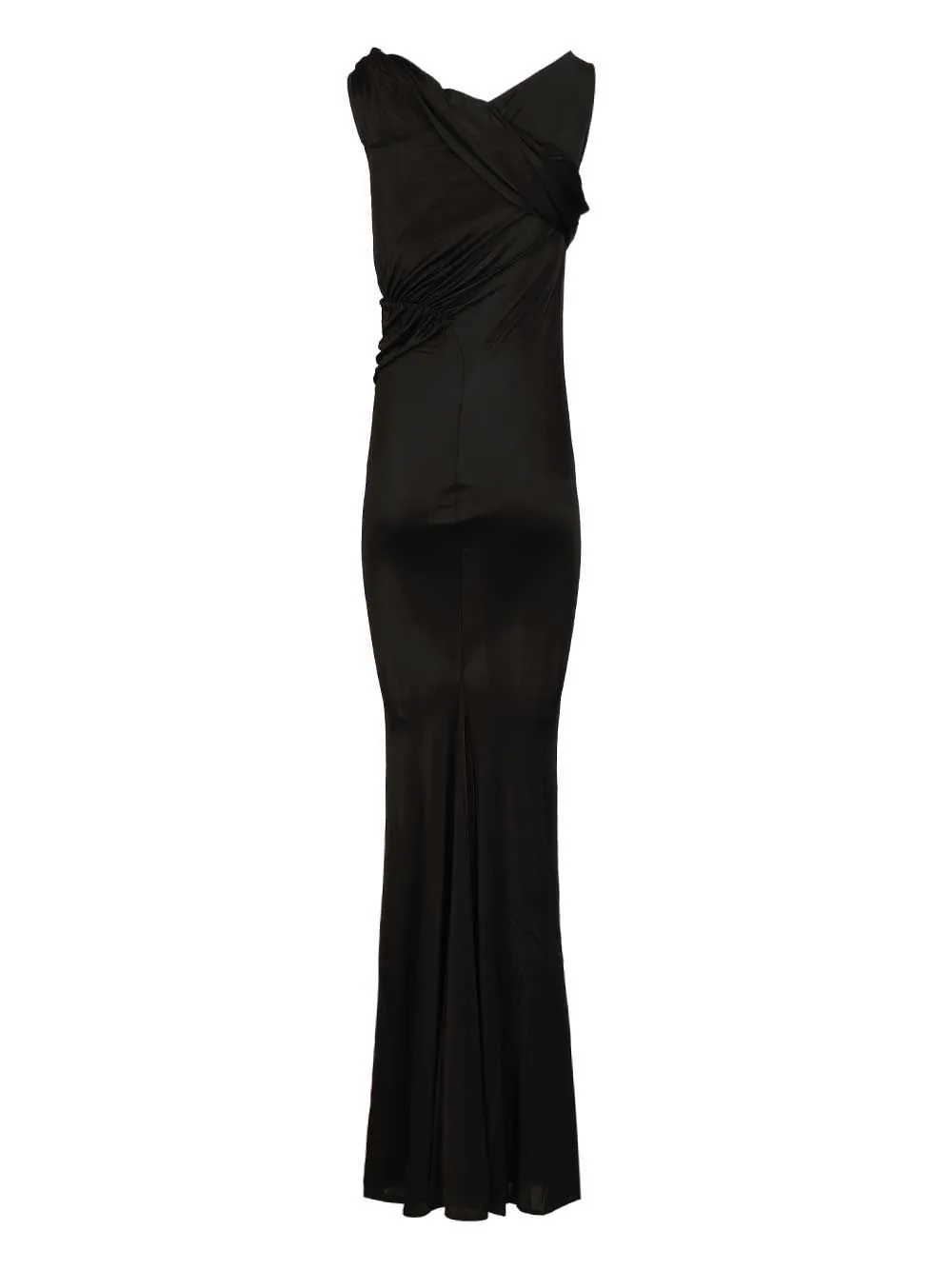 Rick Owens Lilies Sahara V-Neck Gown Dress