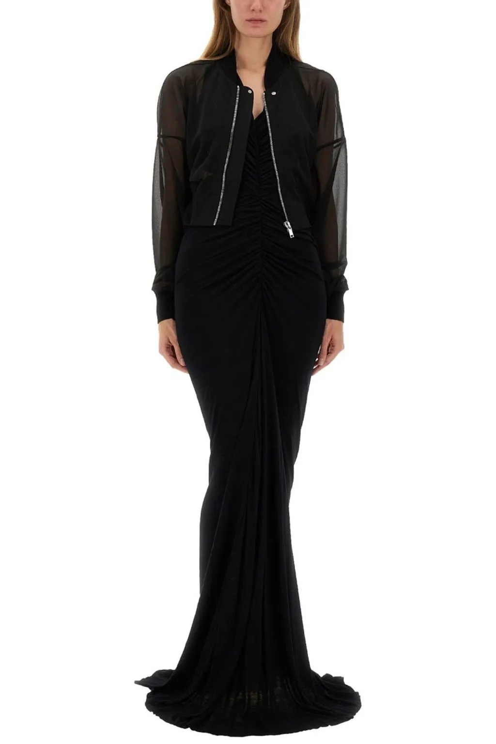 Rick Owens Lilies Zipped Flight Jacket