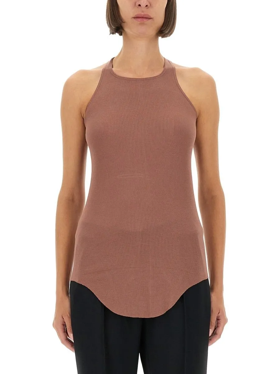Rick Owens Lilies Sleeveless Ribbed Top