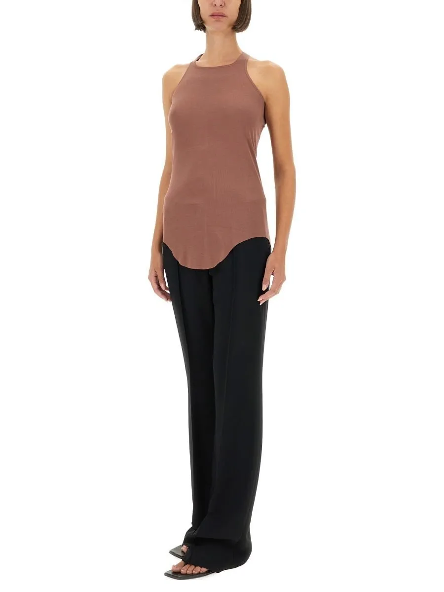 Rick Owens Lilies Sleeveless Ribbed Top