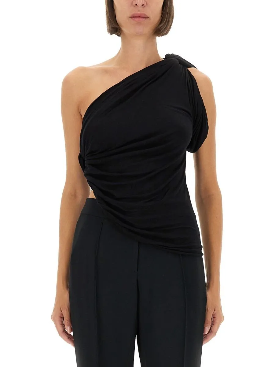 Rick Owens Lilies Asymmetric One-Shoulder Top