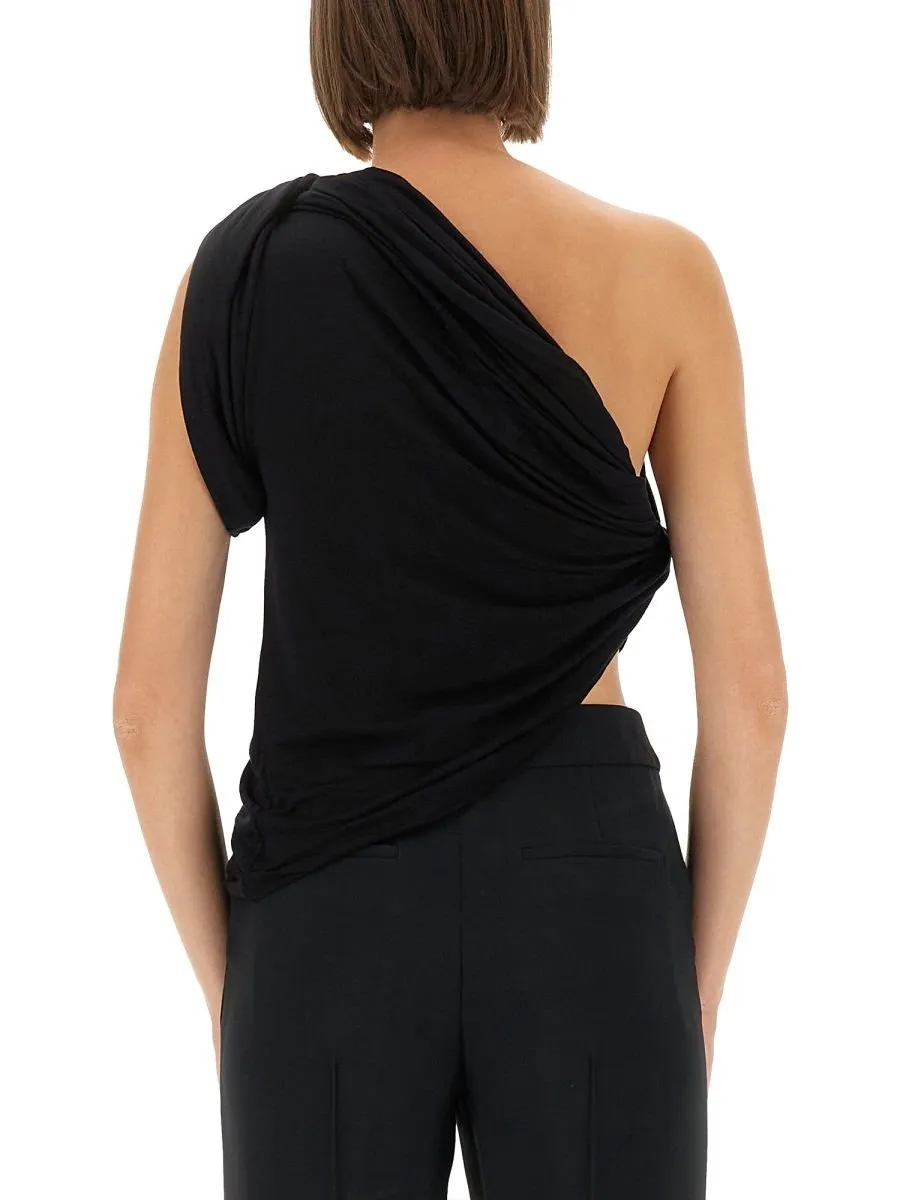 Rick Owens Lilies Asymmetric One-Shoulder Top