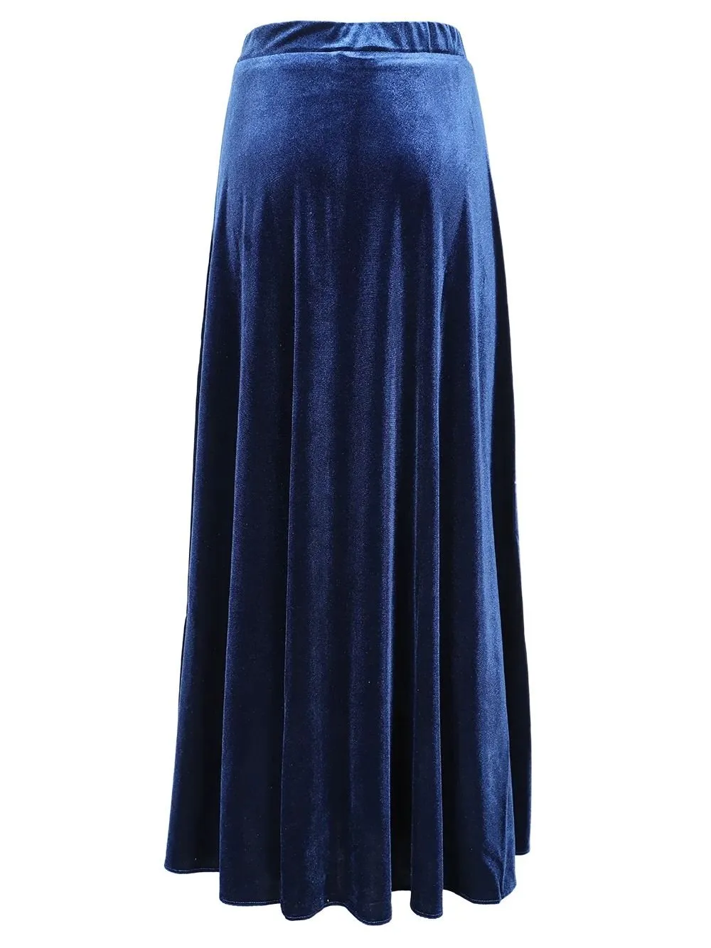 Riviera Cashmere Velvet Maxi Skirt
