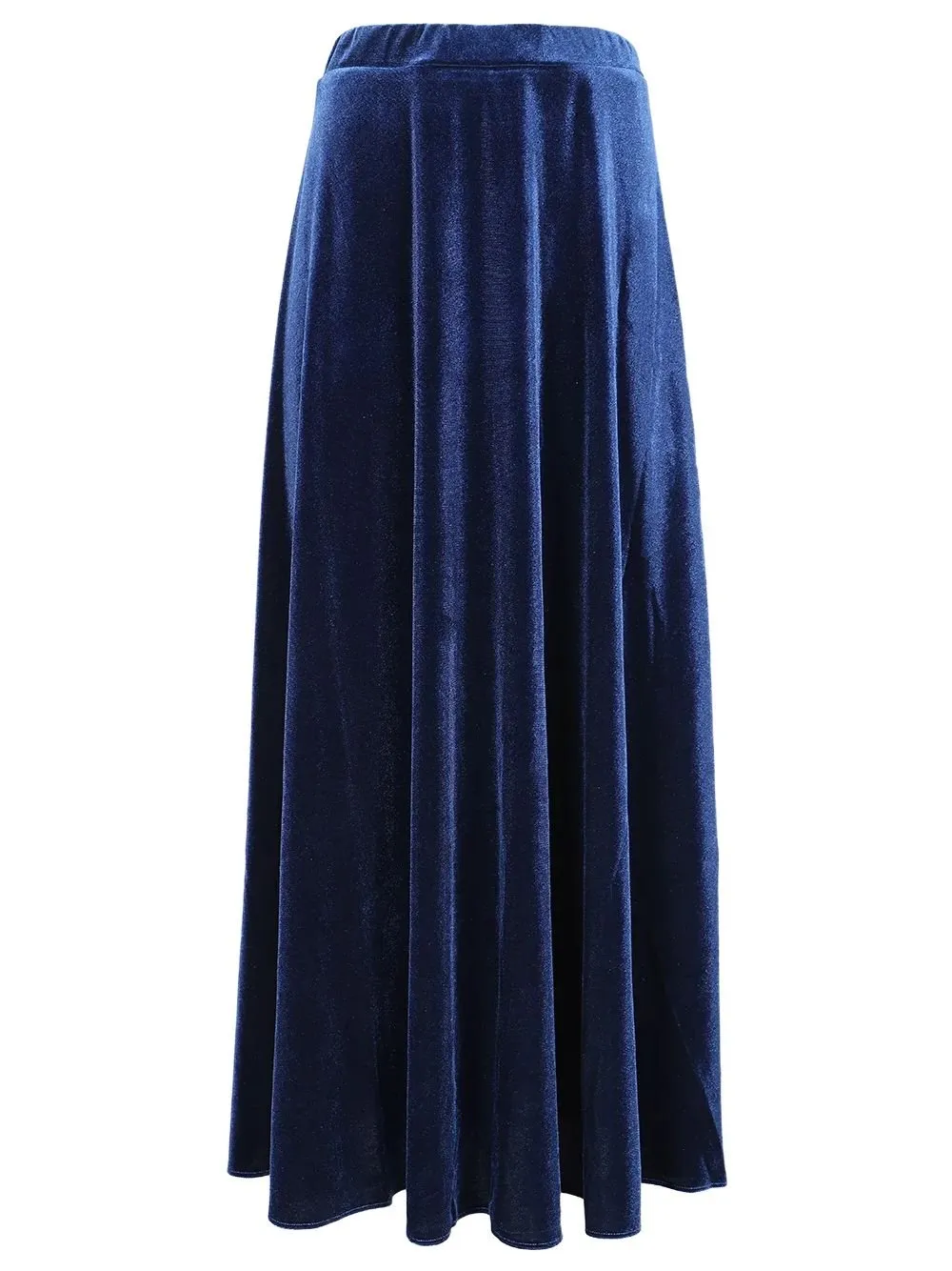 Riviera Cashmere Velvet Maxi Skirt