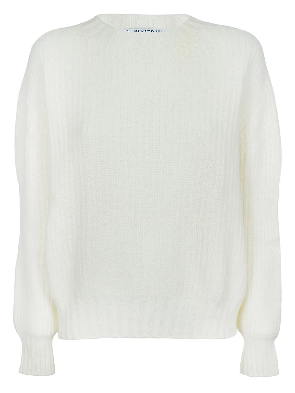 Riviera Cashmere Ribbed Crewneck Knitwear