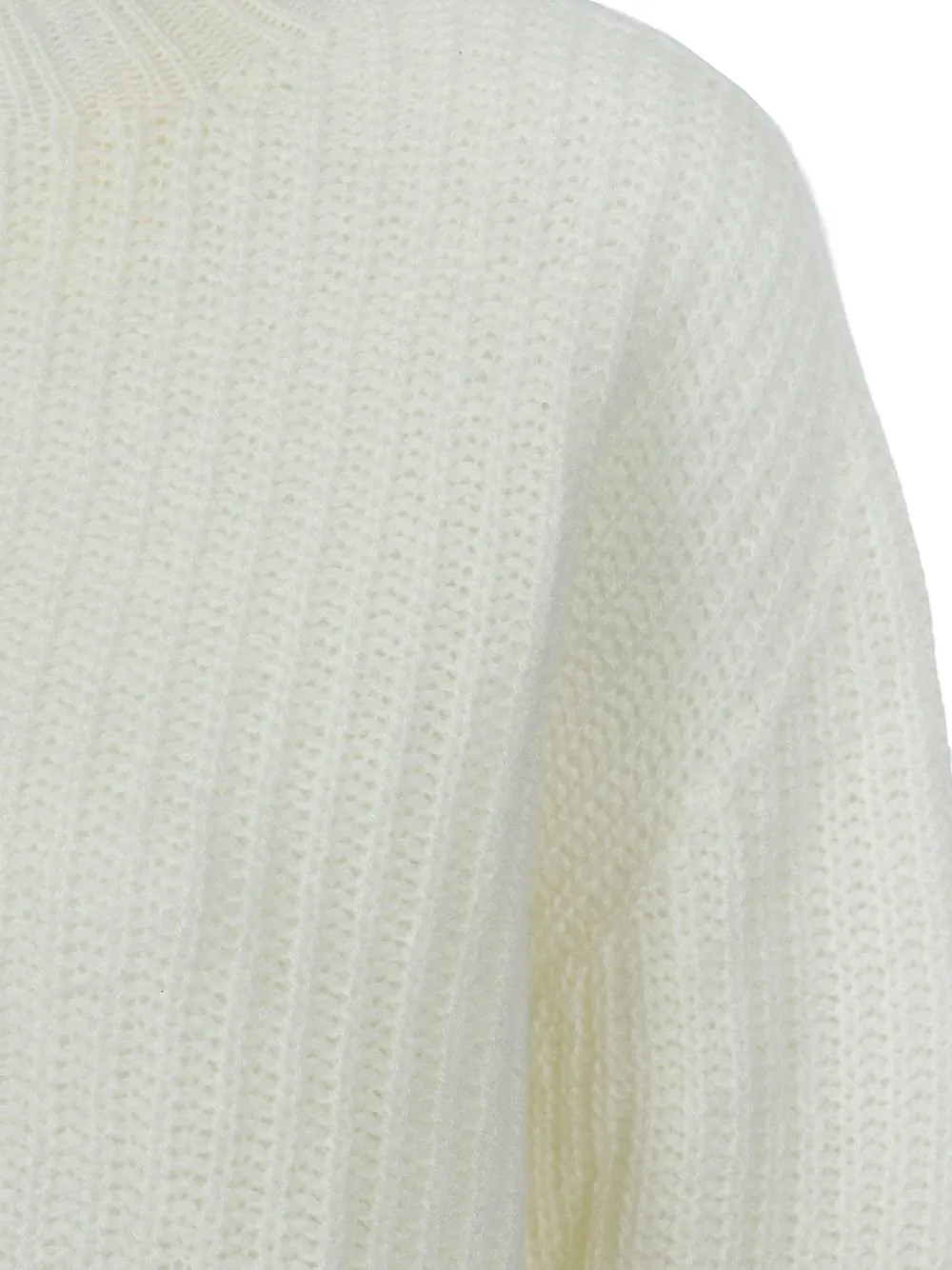 Riviera Cashmere Ribbed Crewneck Knitwear