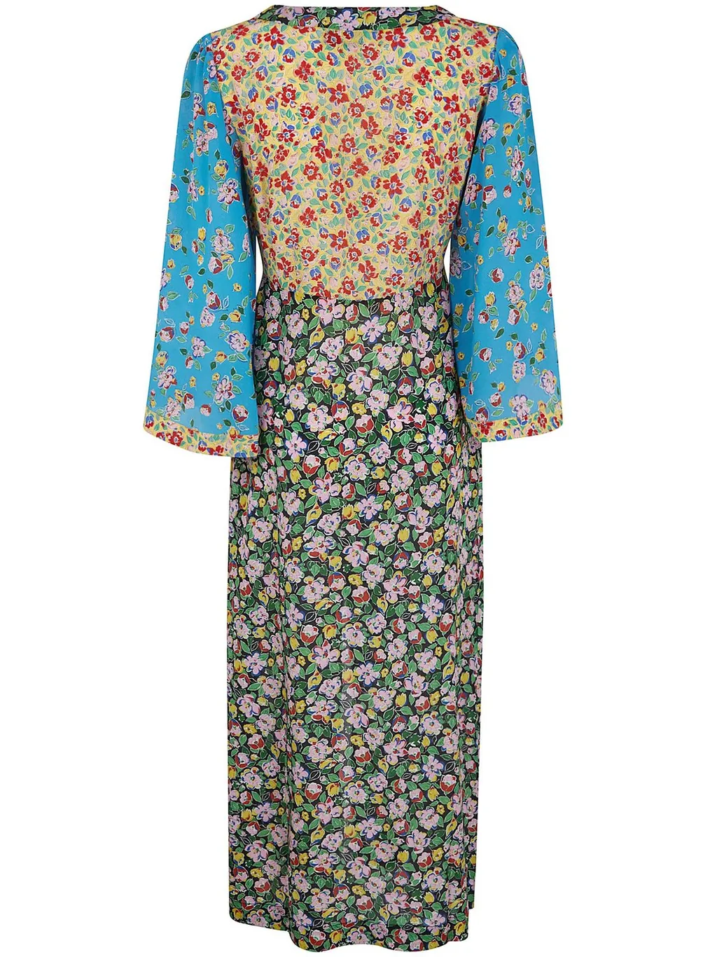 Rixo V-Neck Floral Printed Dress