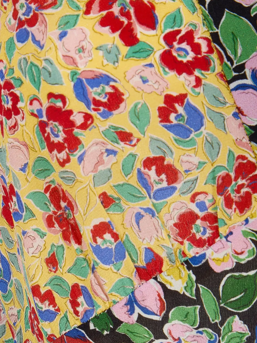 Rixo V-Neck Floral Printed Dress