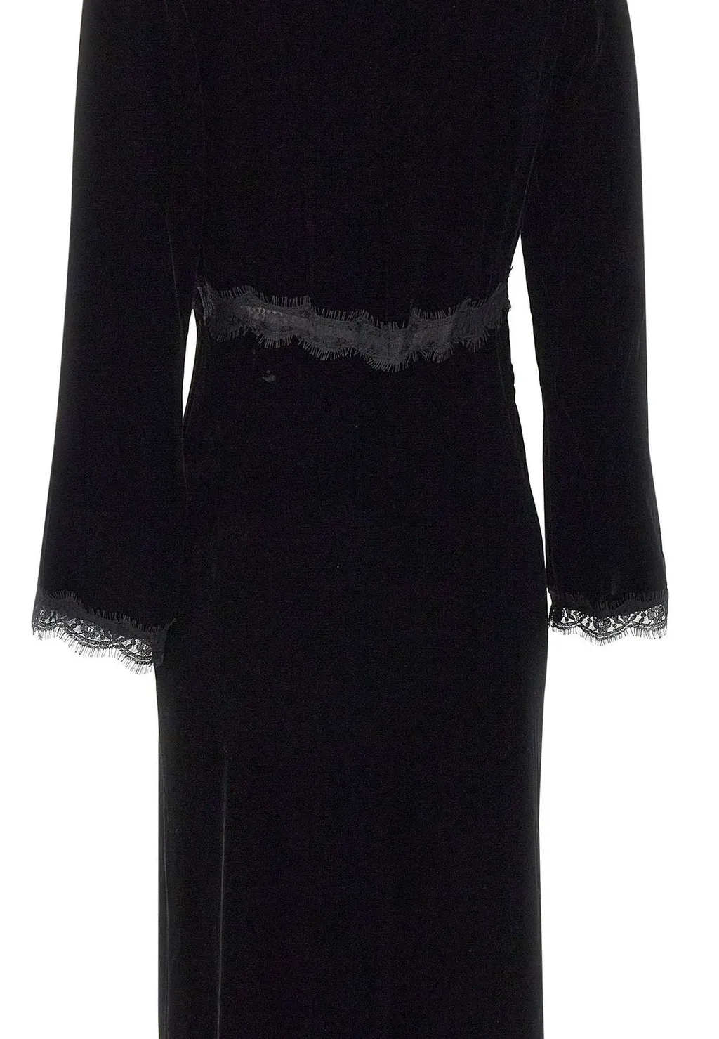 Rixo Alessi Velvet Midi Dress