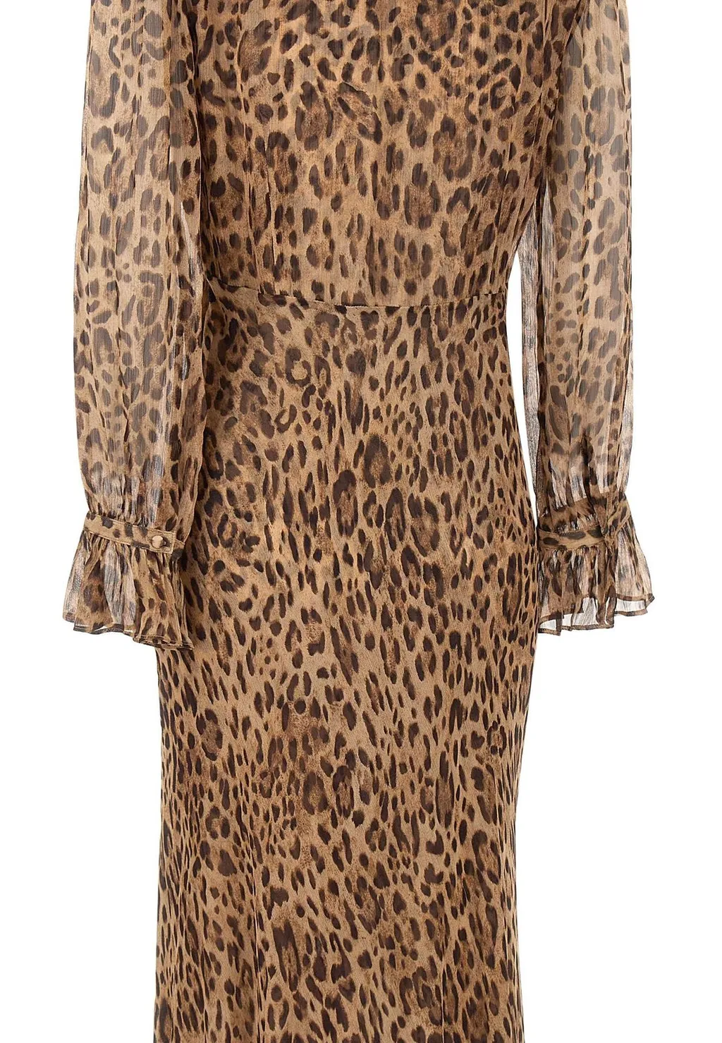 Rixo Animal Printed Grayce Long Dress
