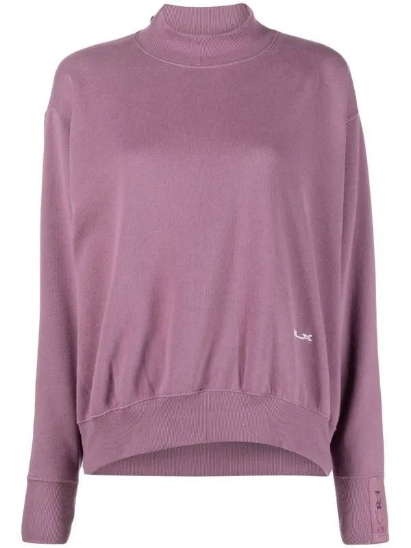 Rlx Ralph Lauren Logo Embroidered Mock-Neck Knitted Jumper