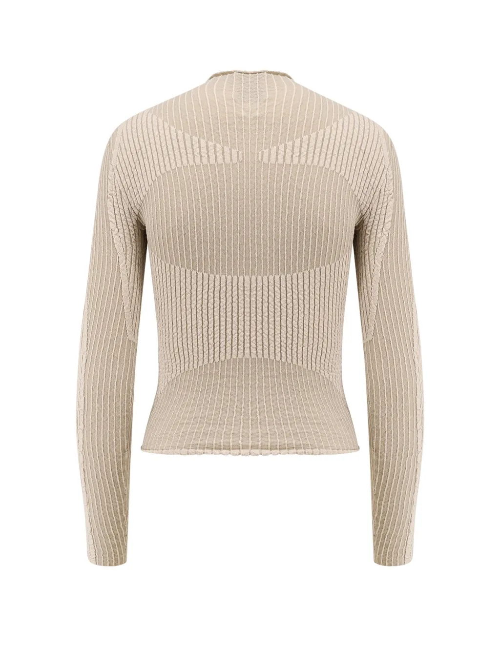 Roa Wavy Long Sleeve Crewneck Top