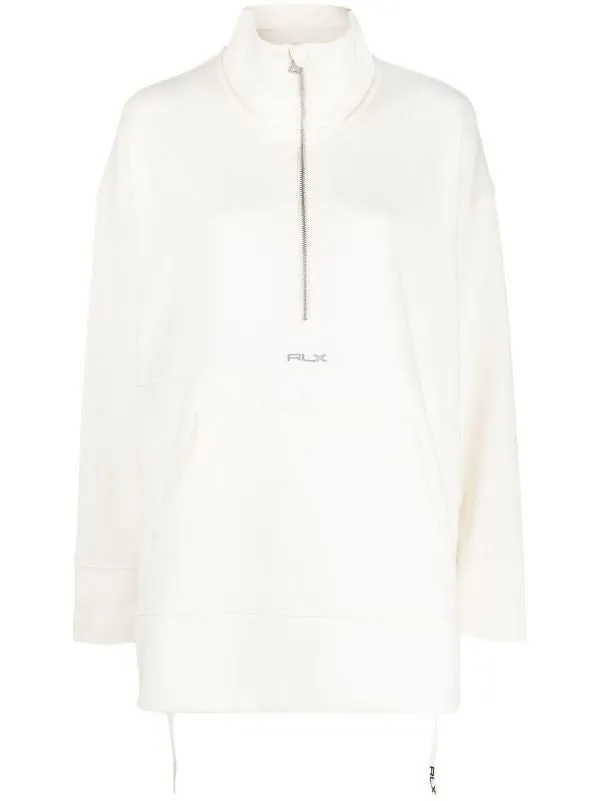Rlx Ralph Lauren Logo Printed Oversized Sweatshirt