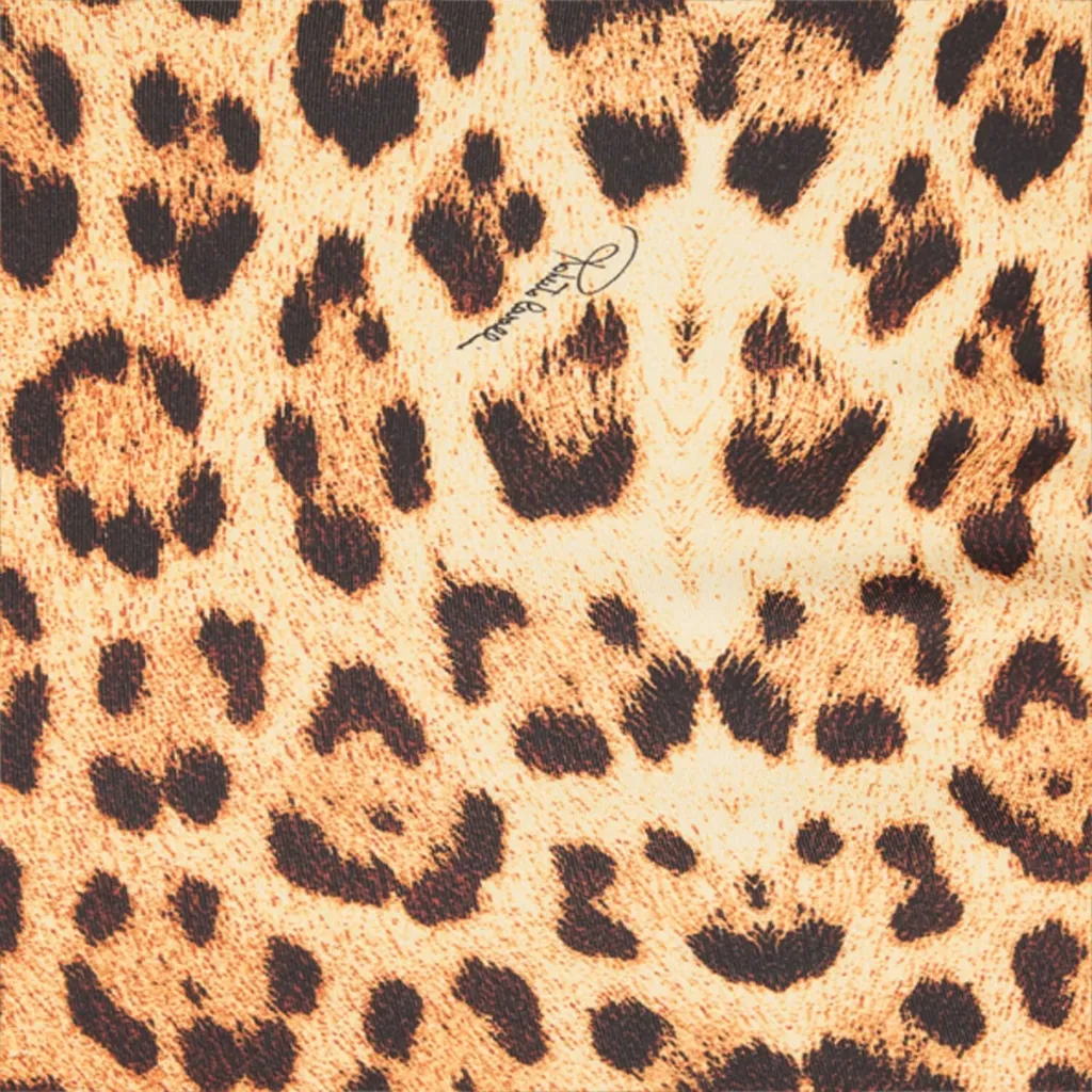 Roberto Cavalli Jaguar Print Pencil Skirt