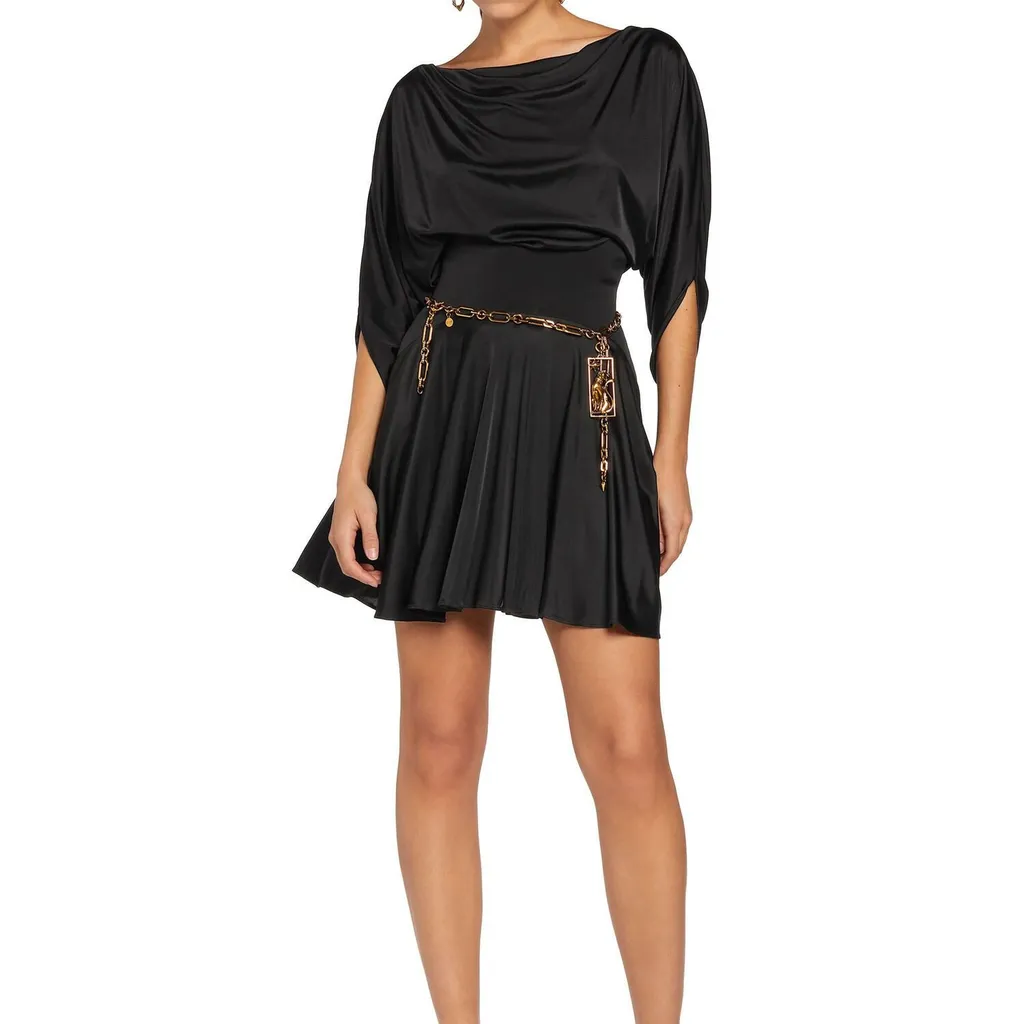 Roberto Cavalli Draped Mini Dress