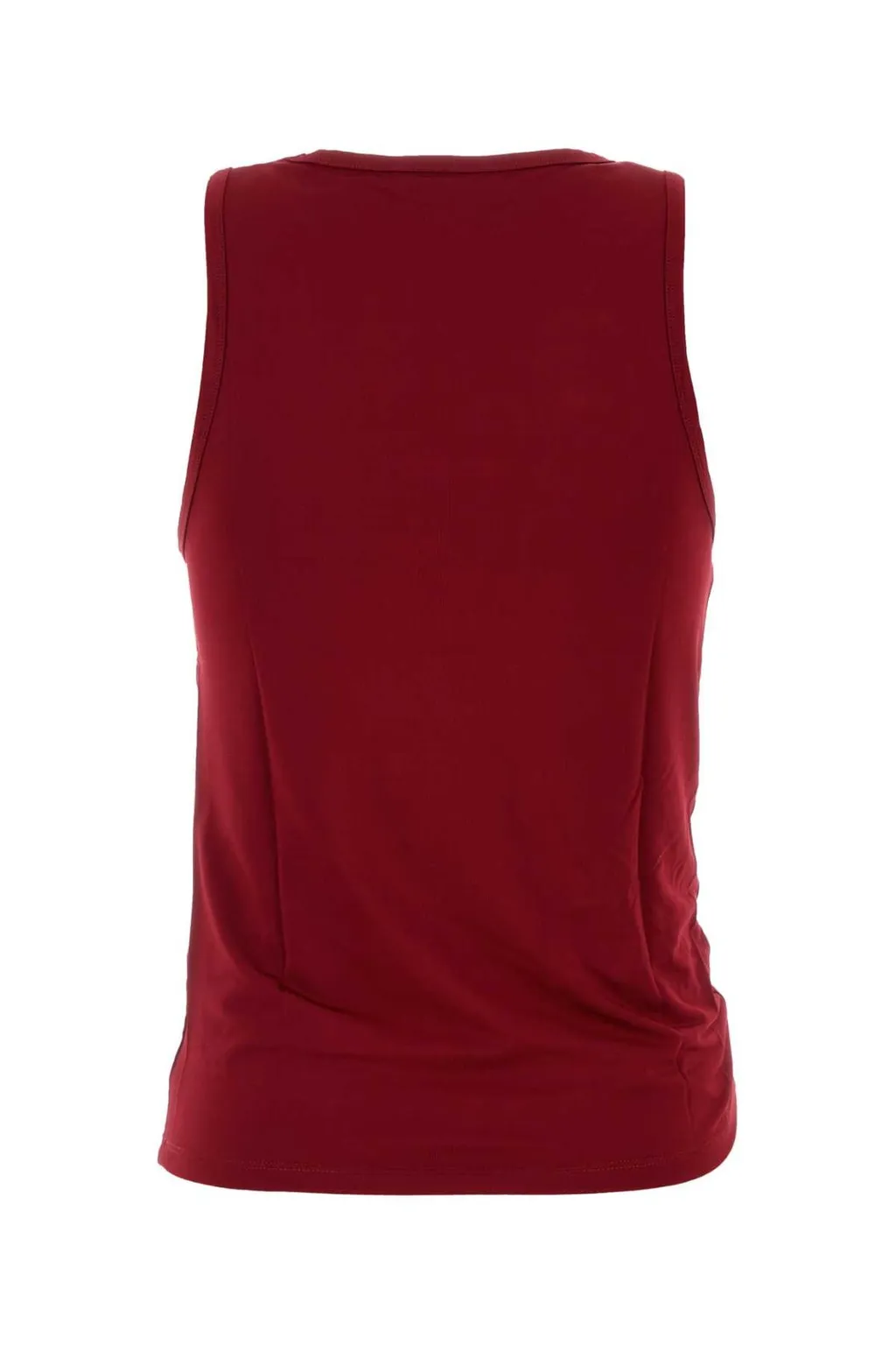 Rabanne Sleeveless Crewneck Ruched Top