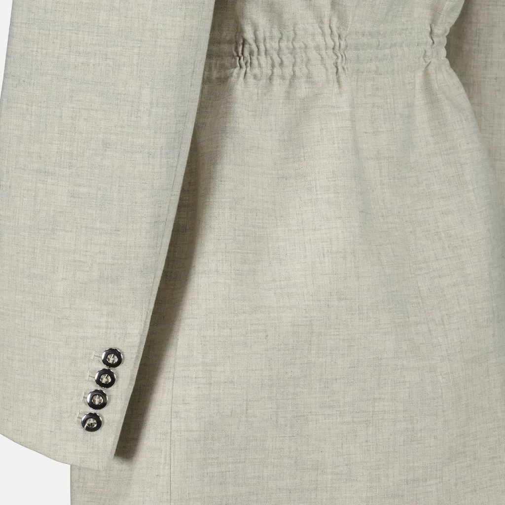 Rabanne Single-Breasted Tailored Blazer
