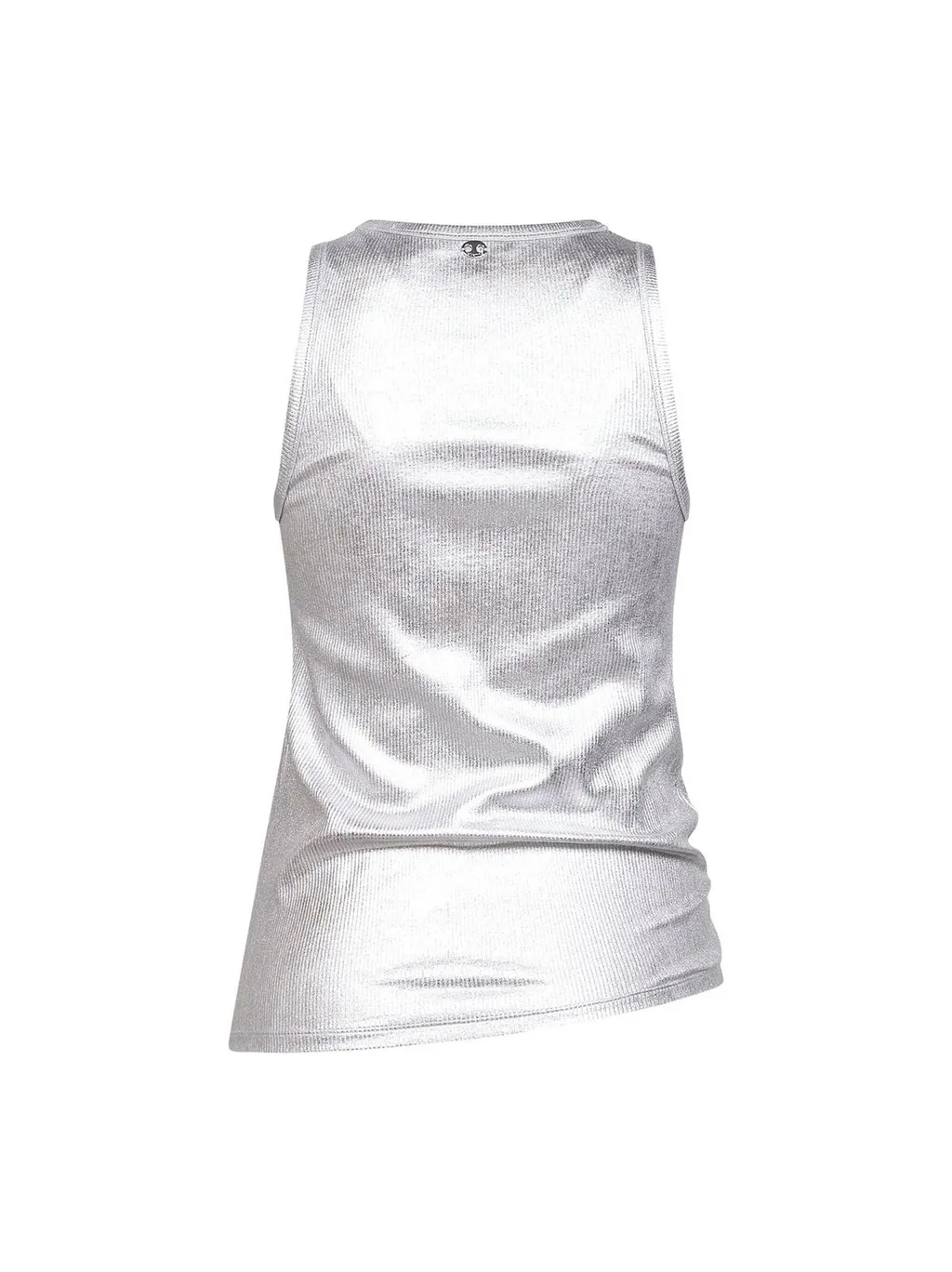 Rabanne Ribbed Asymmetric Hem Top