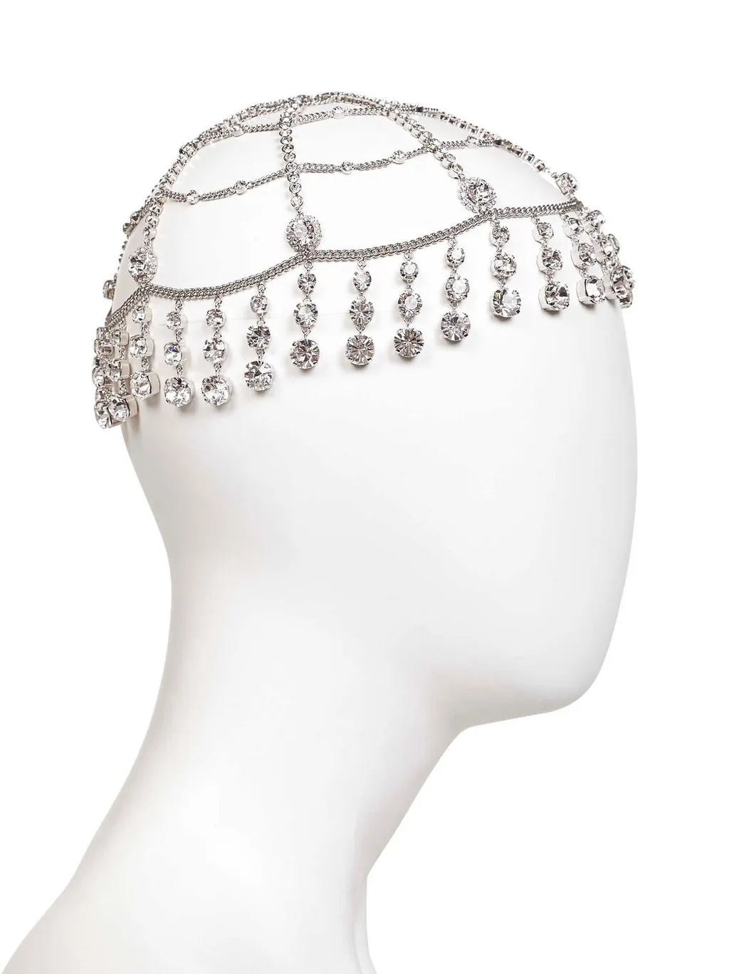 Rabanne Crystal Fringe Headpiece