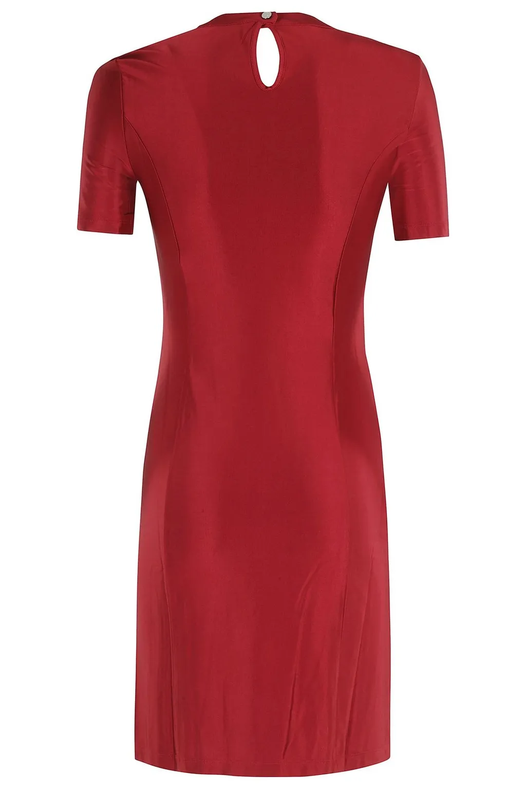 Rabanne Draped Short Sleeve Mini Dress