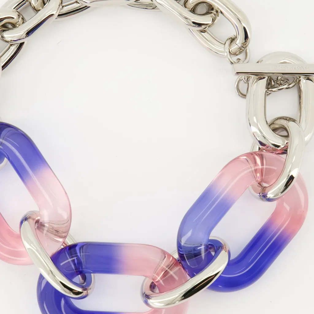 Rabanne Xl Link Oversized Tie Dye Necklace