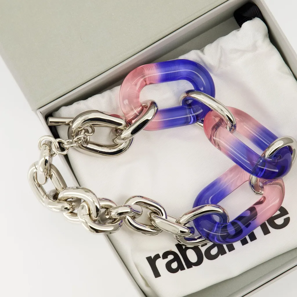 Rabanne Xl Link Oversized Tie Dye Necklace