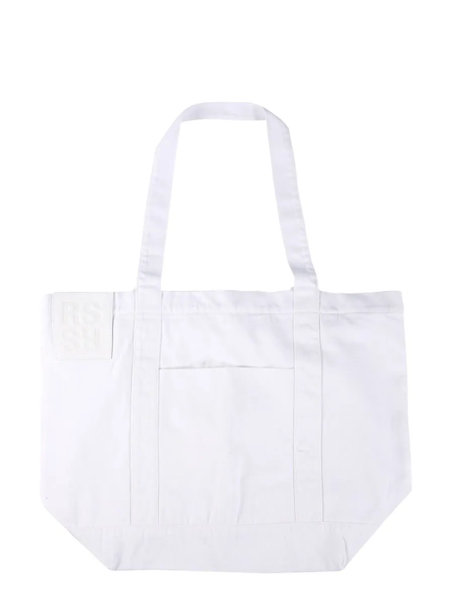 Raf Simons Logo Shopper Shoulder Bag