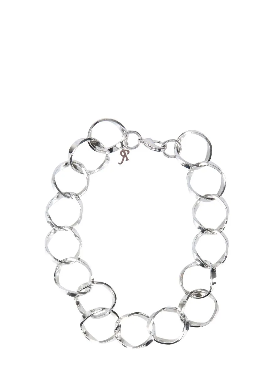 Raf Simons Interlinked Rings Necklace
