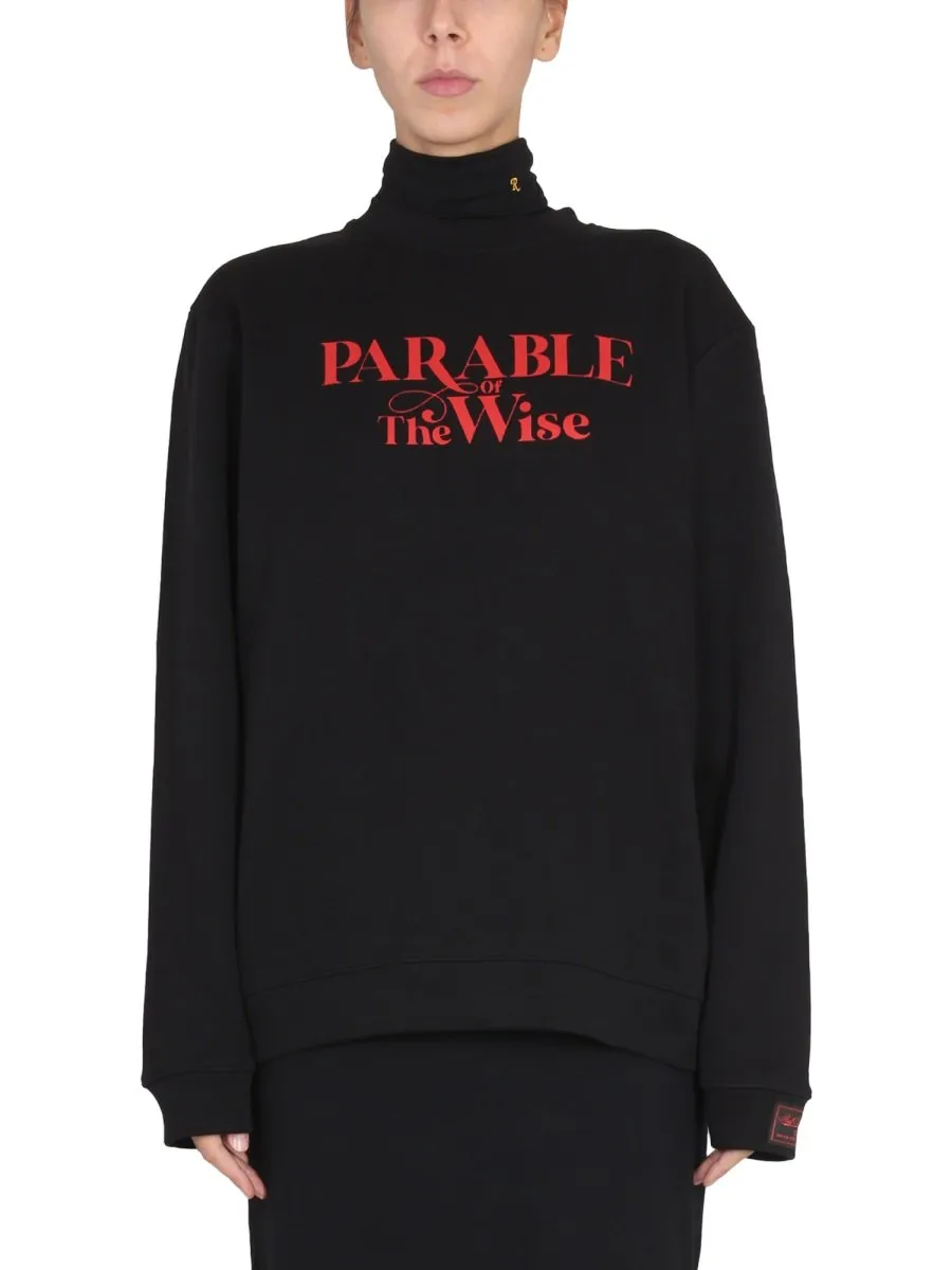 Raf Simons Graphic Crewneck Sweater