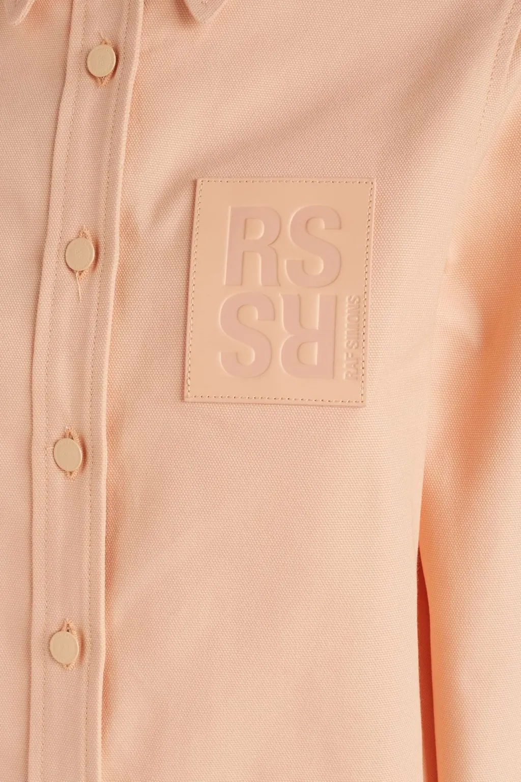 Raf Simons Logo Patch Buttoned Shirt